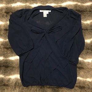 Max Studio tie front blouse